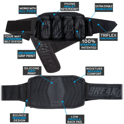 Virtue Breakout V2 Strapless Pack - Graphic Black 4+7